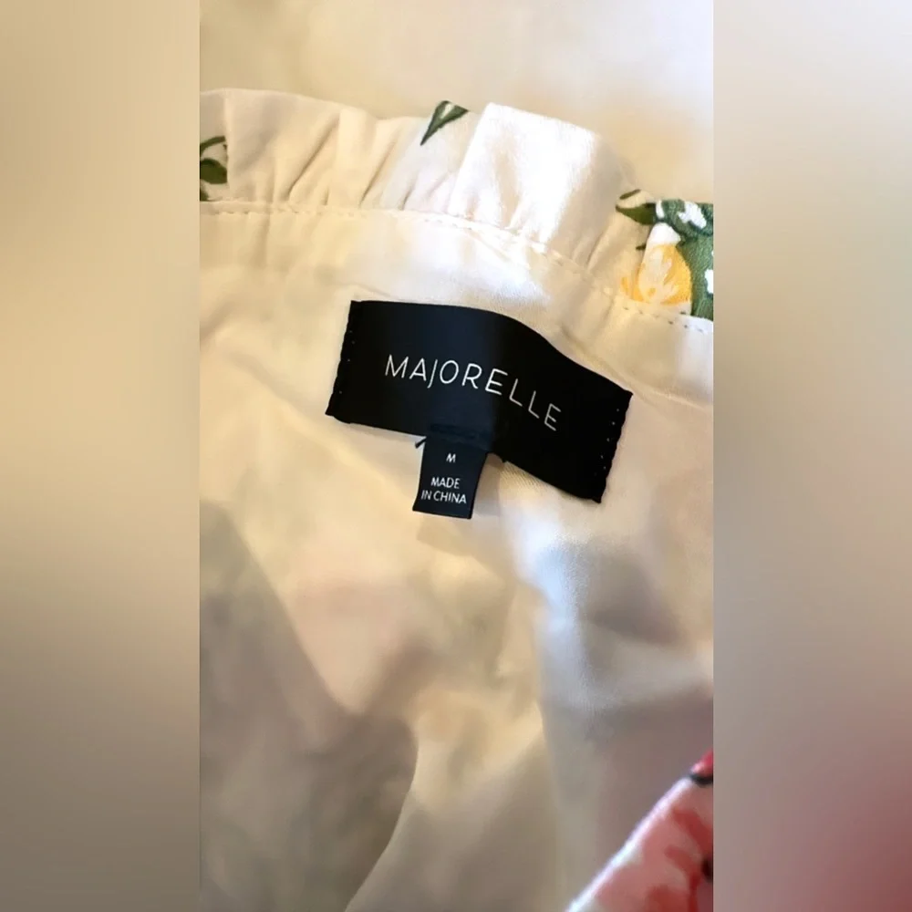 Revolve Majorelle Roman Ruffled Crop Bustier Top - Picture 14 of 16